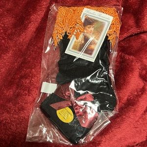 Fancy lace trim socks - one pair SOLD
